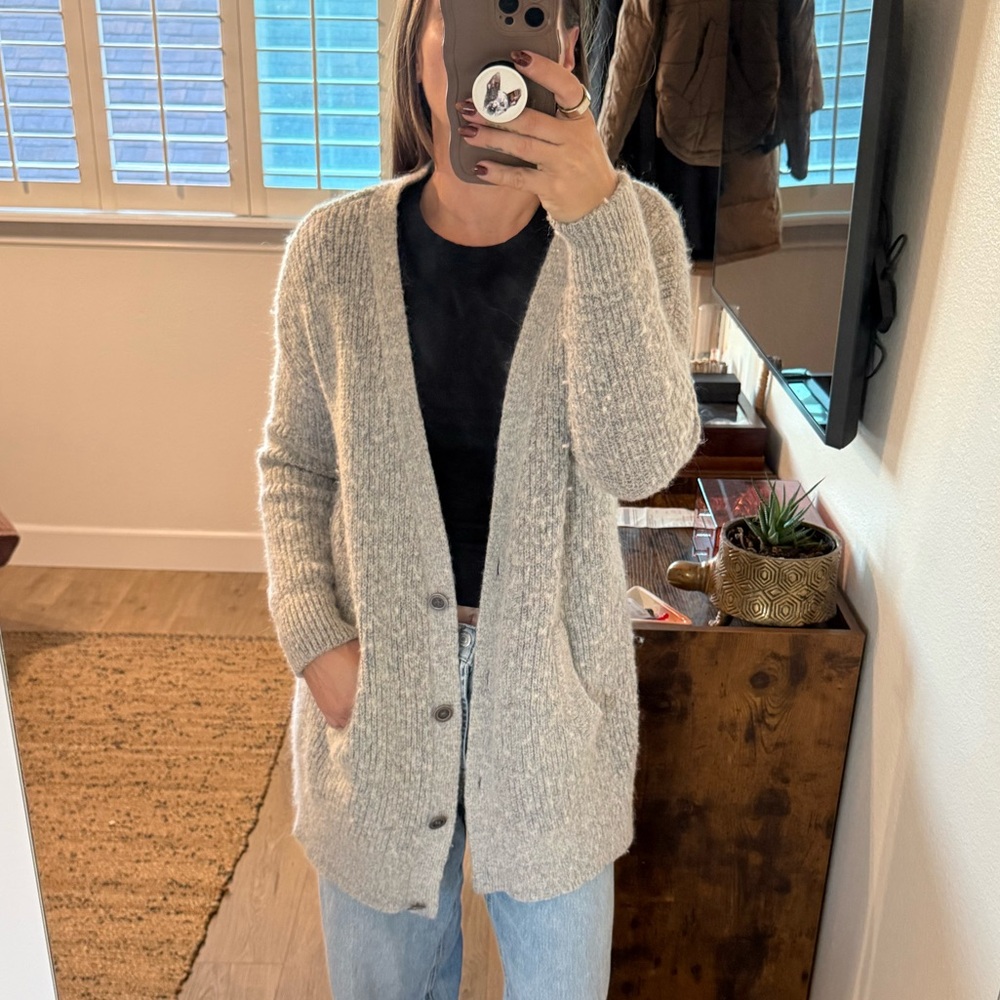 Free People Long Sweater - Grey - XS